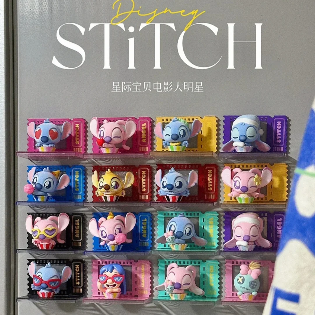 

Genuine Stitch Movie Star Series Blind Box Moe Beans Stitch Angel Desktop Mini Ornaments Girl Birthday Gift Couple Gift