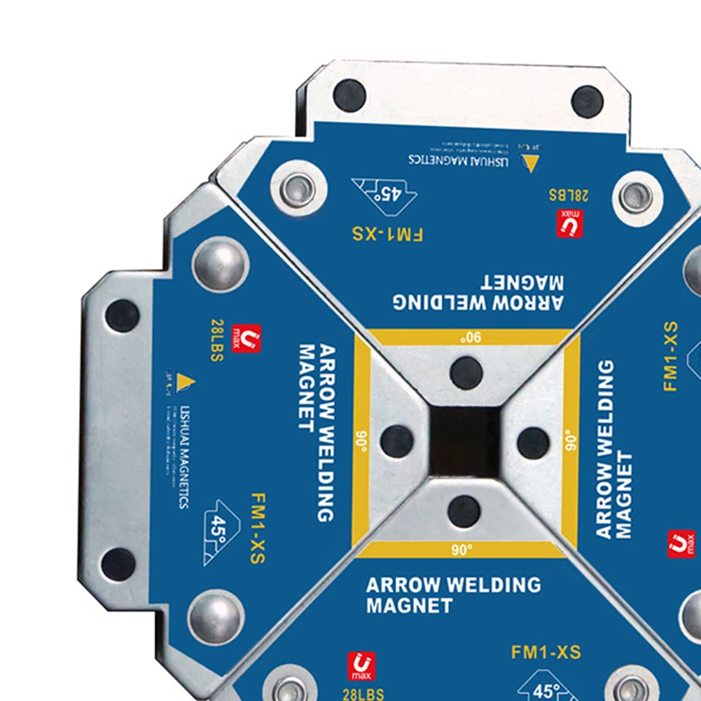 4pcs Magnetic Welding Holders Fixer 45° 90° 135° Multi-angle Solder Magnet Weld Fixer Positioner Welding Soldering Locator Tool