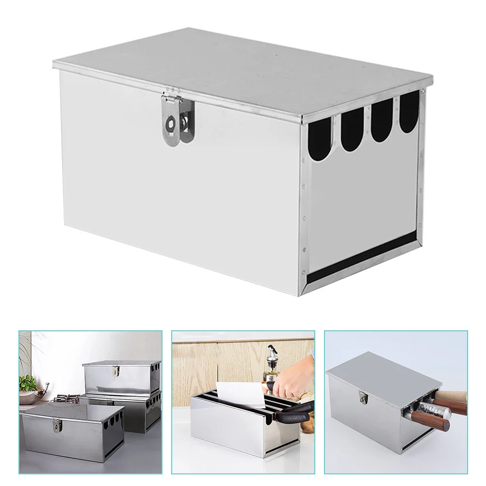 

Multi Grid Kitchen Knife Stand Thickened Stainless Steel Utensil Holder Storage Rack for Cutlery Household Camping Needs