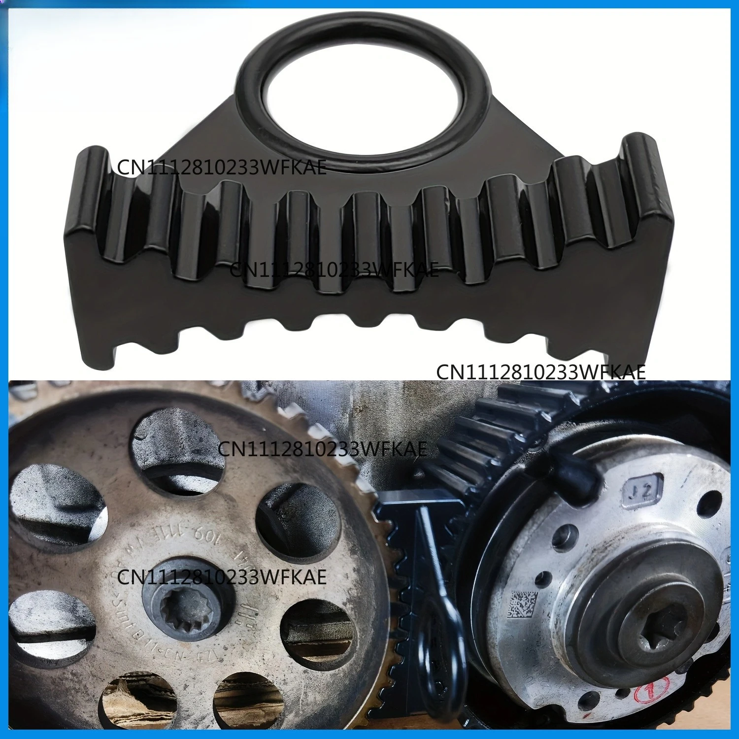2pcs  EA211 Engine Timing Tool Is Suitable for Volkswagen Audi Skoda 1.4T/1.4/1.5/1.6 Pulley Fixing Tool Camshaft Fixing Wrench