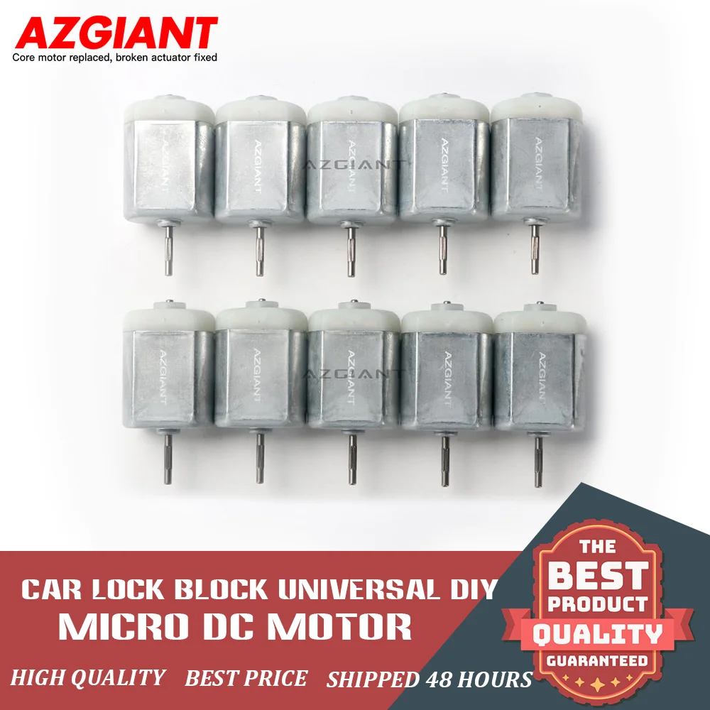 

AZGIANT 10pcs Lock Block motor for Car Door Lock 12V DC Direct Current Motor FC280 High-Speed motors DIY Accessories