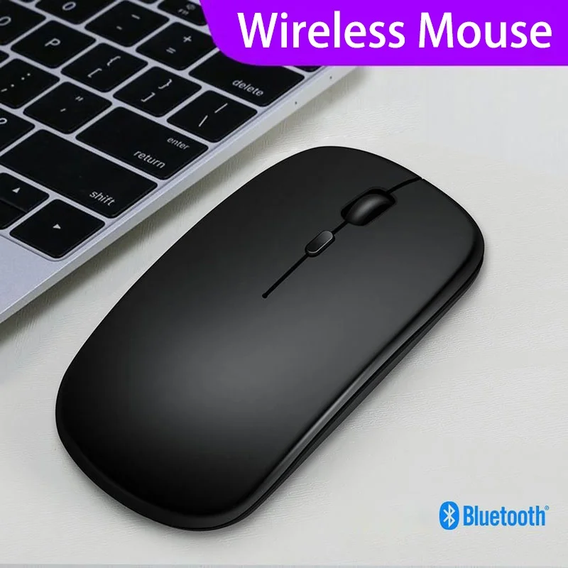 Color Wireless Bluetooth Mouse Dual Mode Optical Suitable Silent Mouse Computer Gaming Ergonomic Mice For Office Business Laptop