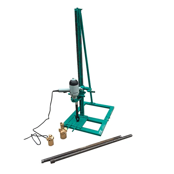 

Easy-to-install handheld electric shallow well drilling rig Household rotary drilling rig with gearbox 220v