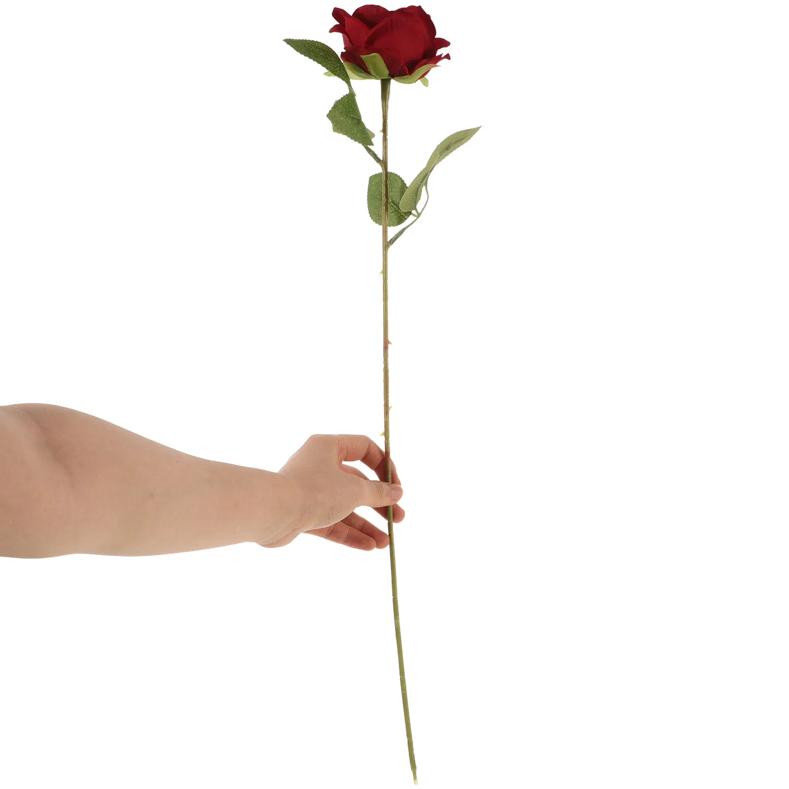 

12Pcs Real Touch Silk Rose Artificial Flowers Long Stem Fake Roses for Wedding Party Home Decor Floral Arrangement