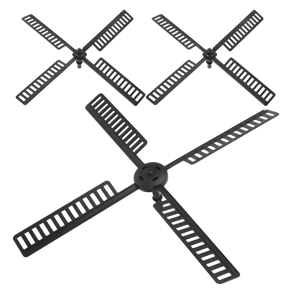 

3Pcs Solar Windmill Blades Outdoor Waterproof Garden Patio Yard Decor Rotating Lighthouse Accessory