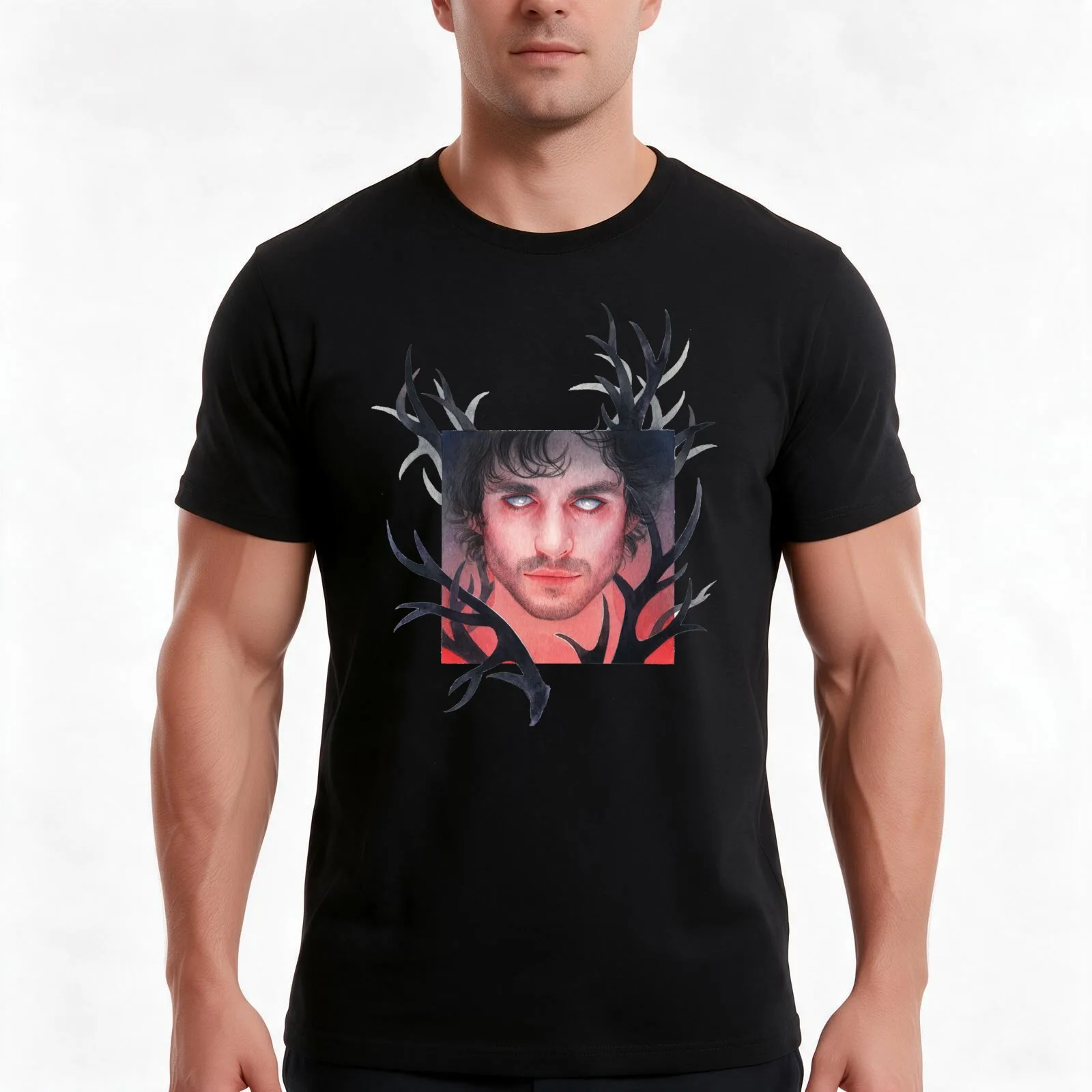 EVOLVE / Will Graham / T-shirt de la série Mini Trilogie, modèle d’été, décontracté, en coton, coupe ample, style streetwear, imprimé graphique vintage.