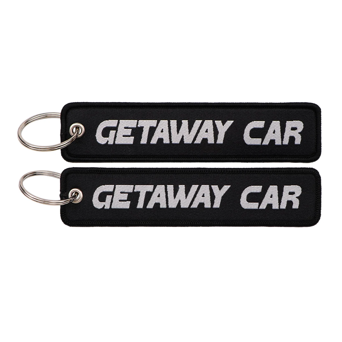 Funny Quotes Series Embroidery Key Fobs Keychain