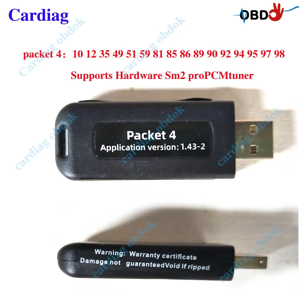 USB Dongle V1.43 Version PCMFlash-Programador License Supports Hardware Sm2 Pro Pcmtuner OBDOK ECU Program Tunning Tool PACKET 4