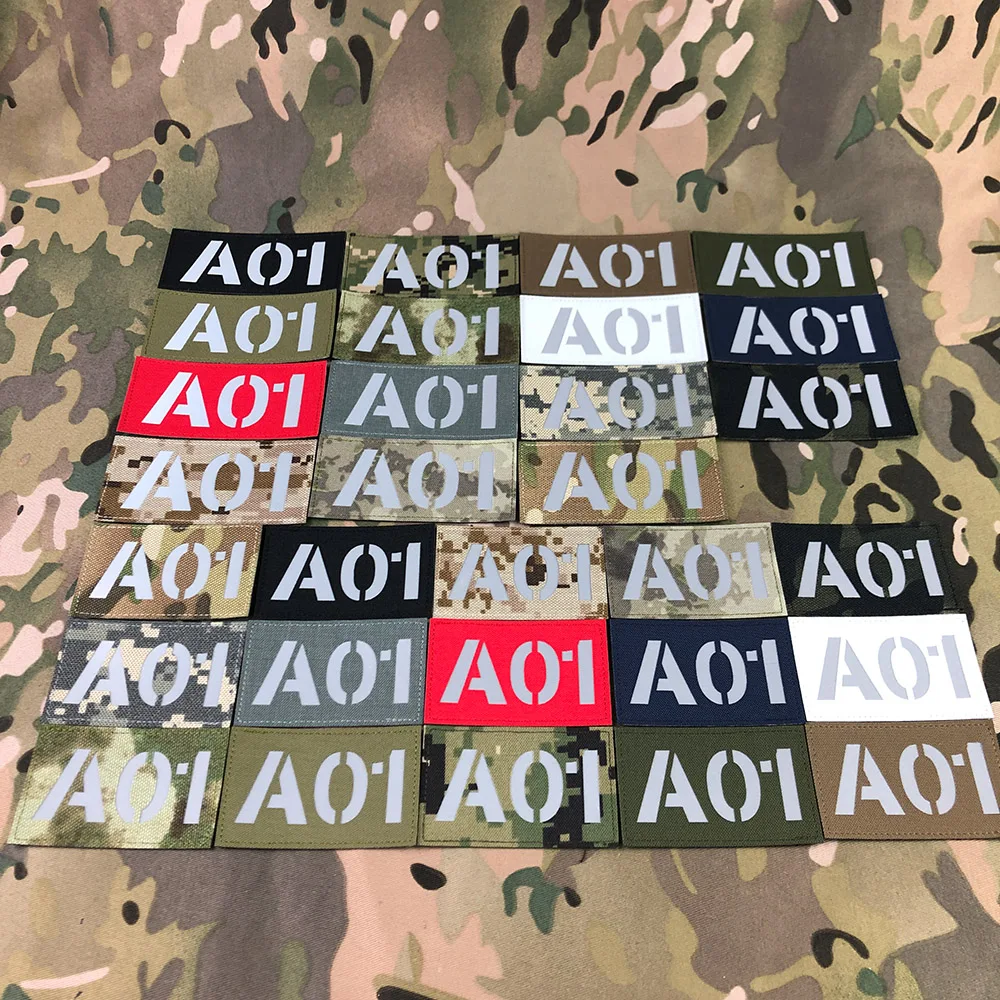 Custom Laser Cutting IR IFF Infrared Reflection Patch Radio Call Sign Name Tapes Gray Letters Morale Tactics Military Airsoft