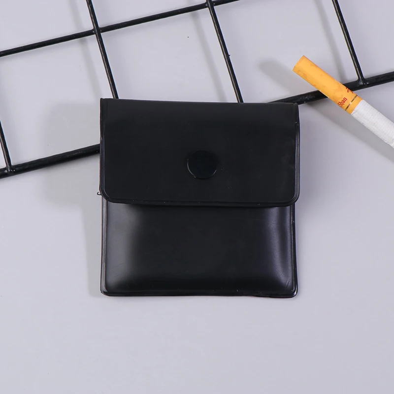 cigarette pouch ashtray Portable Mini Ashtray Bag Smoking Cigarette Fireproof Pouch Tobacco Ashes  Storage Pocket Travel Outdoor Smoking Ashtrays Purse