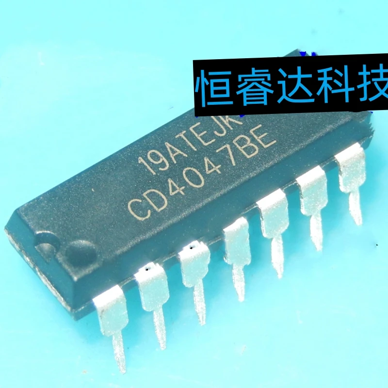 Free shipping 100pcs/lot CD4047BE CD4047 4047 DIP-14 IC Best quality