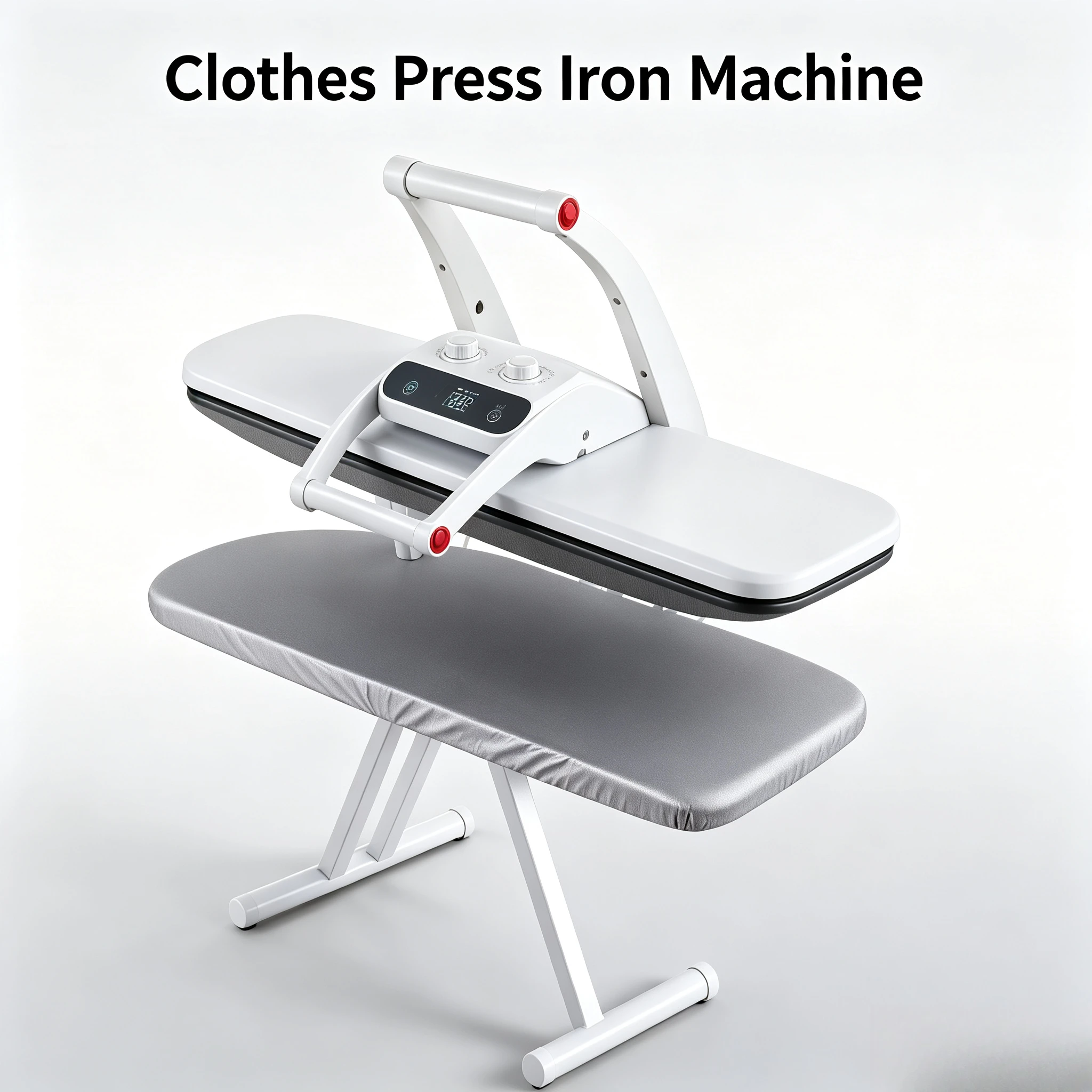 Household Commercial Automatic Steam Ironing Machine, Steam Iron with Ironing Board Integrated Dry Laundry Equipment for Foreign