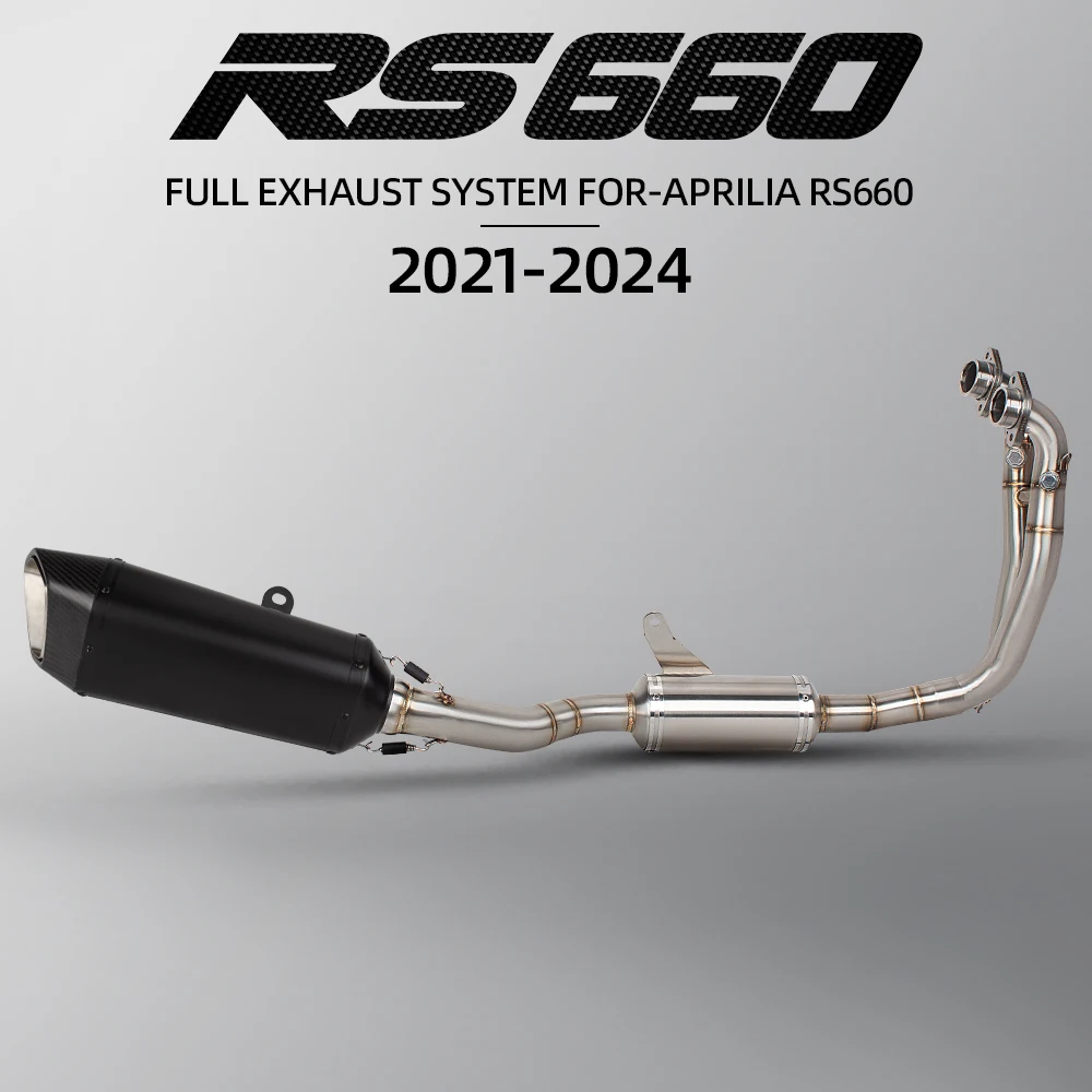 For Aprilia RS 660 RS660 TUONO660 21-23 racing Full Exhaust muffler System Motorcycle S-CR1 project muffler