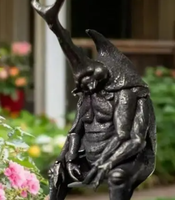 Antique Brass Realistic Beetle Sculpture Dual Horned Beetle Figurine With Intricate Detailing Car Dashboard Home Office Decor