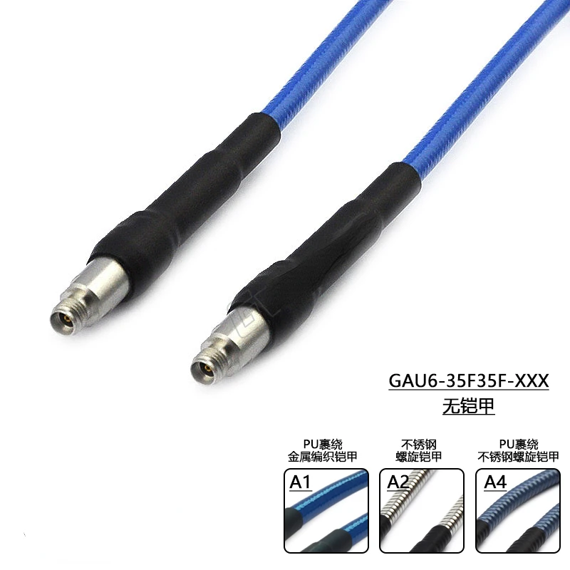 3.5mm Female -3.5mm Female Ultra Flexible Cable GT210P 26.5GHz Armored GAU6