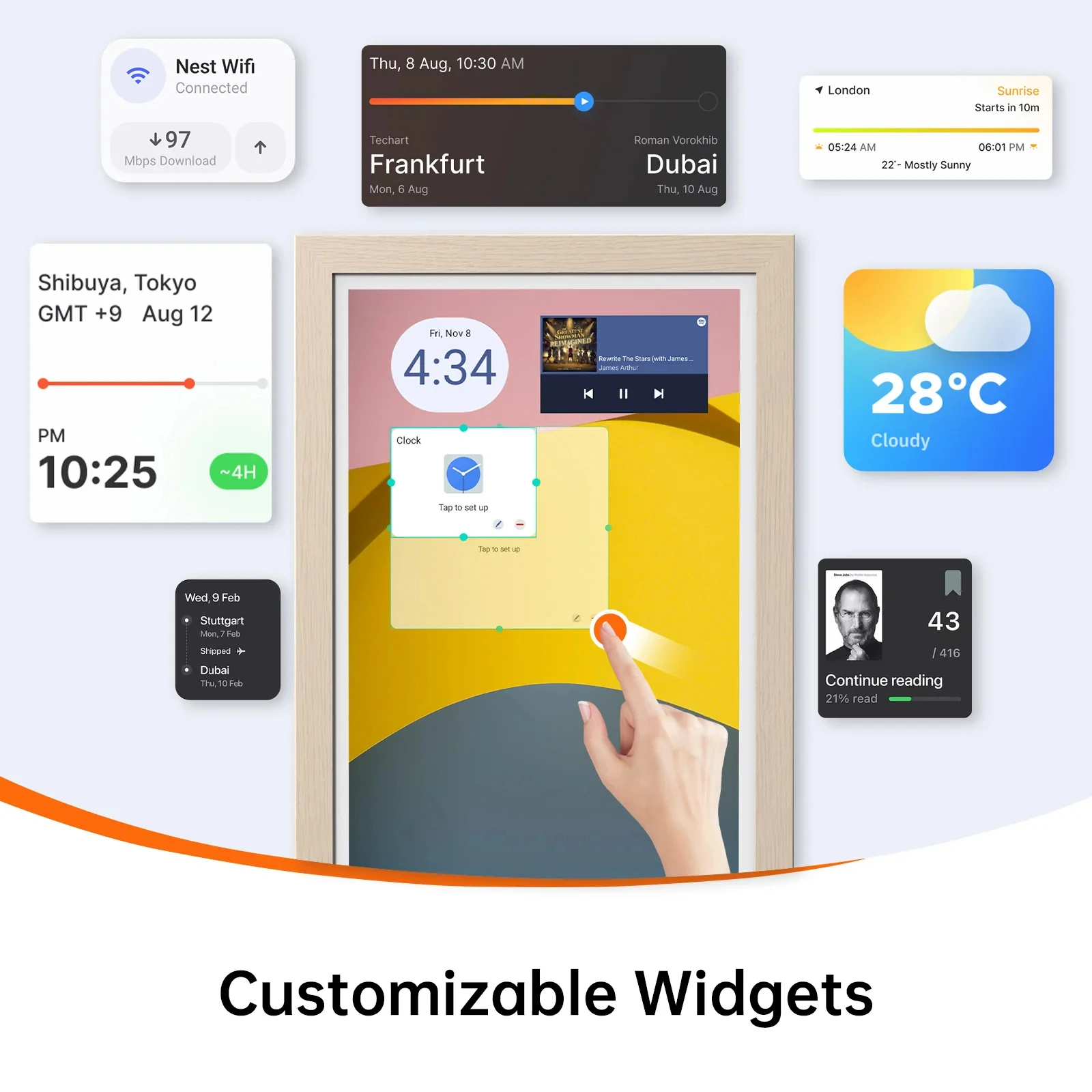 21.5 Inch Electronic Calendar Interactive Display Smart Touchscreen Interactive Display Smart Touchscreen Interactive Display