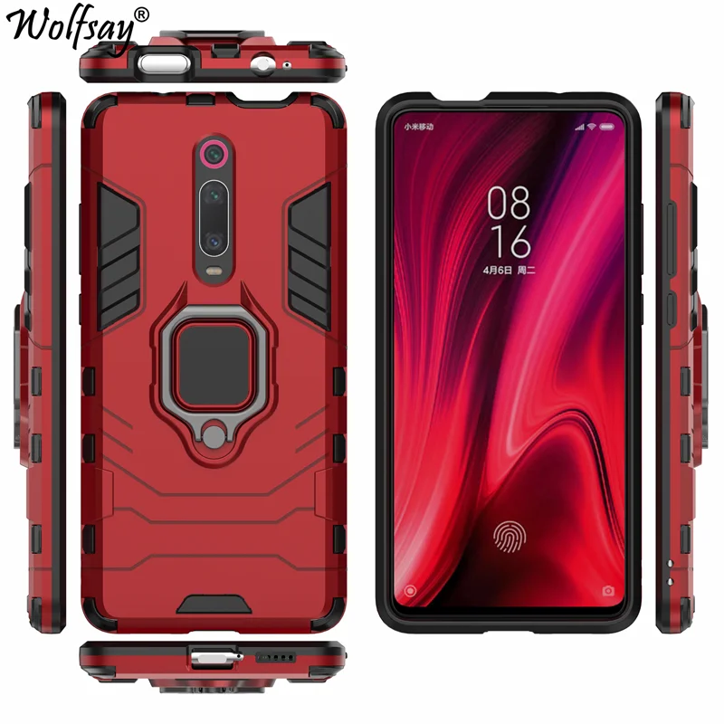 For Xiaomi Mi 9T Case Armor Magnetic Suction Stand Shockproof Full Edge Cover For Xiaomi Mi 9T Cover Xiaomi Mi9T Mi 9T Pro Case