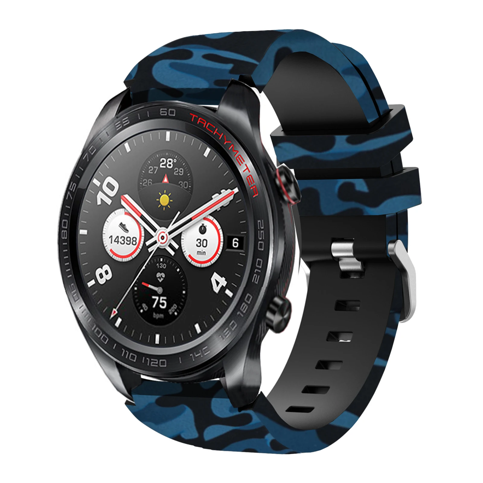 22mm Camo Silicone Strap Band for Huawei Watch GT4 46mm GT3 SE GT2 Pro GT 2e Replacement band