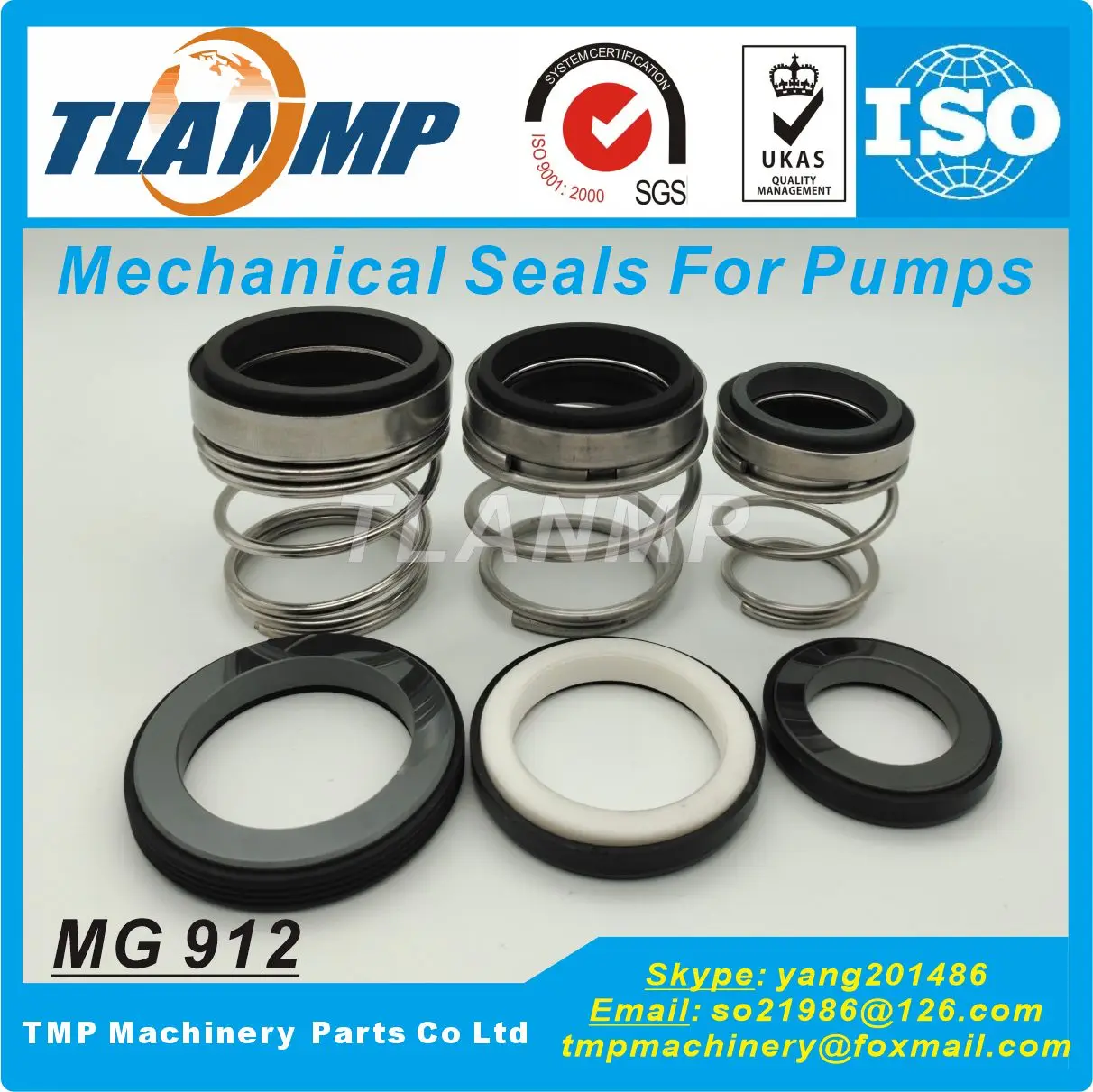 MG912/35-G60 , MG912/35-G50 , MG912-35 , MG9-35 TLANMP MG9 Mechanical Seals ,EN 12756