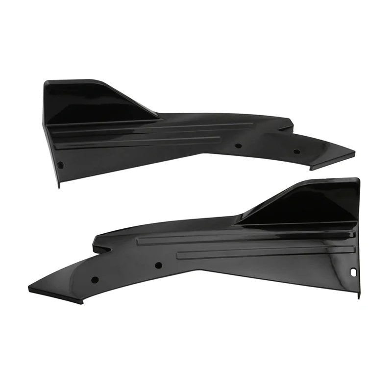 AASS-48Cm protetor de para-choque traseiro canards divisor saia lateral guarda corpo kits capa adesivo acessórios de ajuste de carro