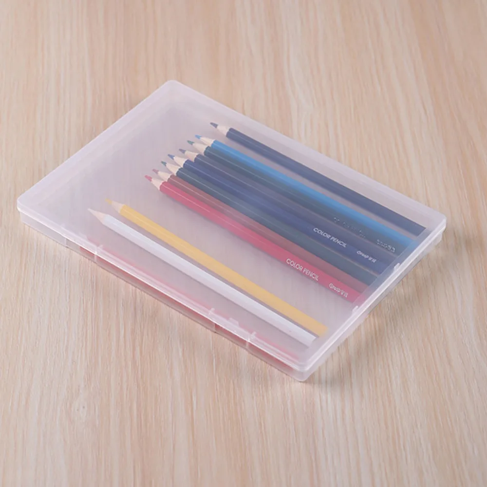 Durable Container Case Rectangular Plastic Clear Storage Box Flat Transparent Eco-friendly Waterproof Home Storage Products