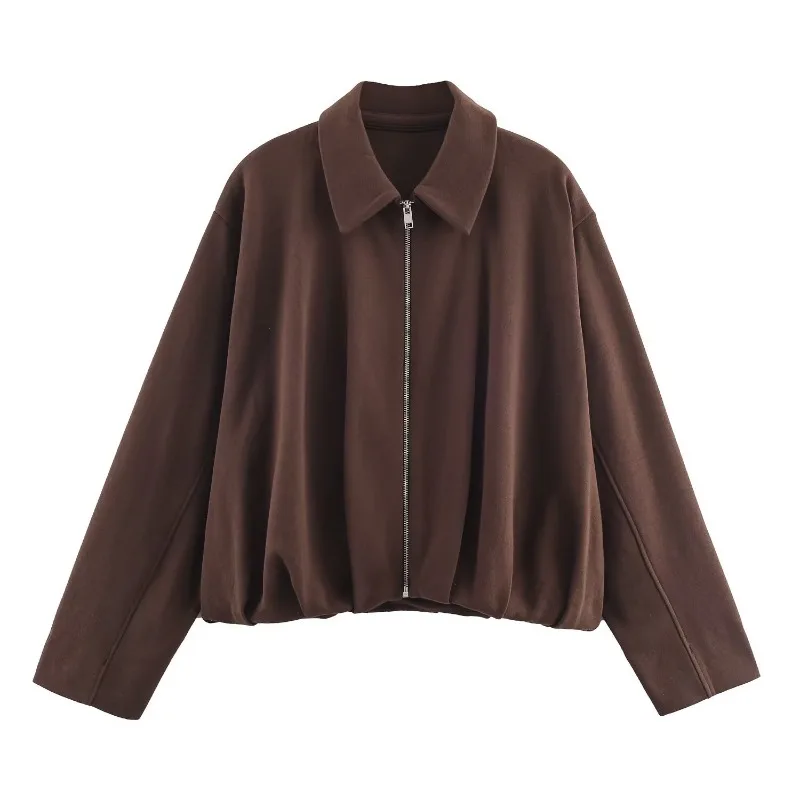 Femmes daim ensemble 2025 femmes nouvelle mode Bomber veste haut + avec ceinture loisirs pantalon deux pièces ensemble femmes élégant haute rue costume