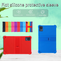 For DOOGEE T20/T20S Tablet Case 10.4 Inch Shockproof Airbags Silicone Ajustable Stand Precise Cutouts Cover Soft