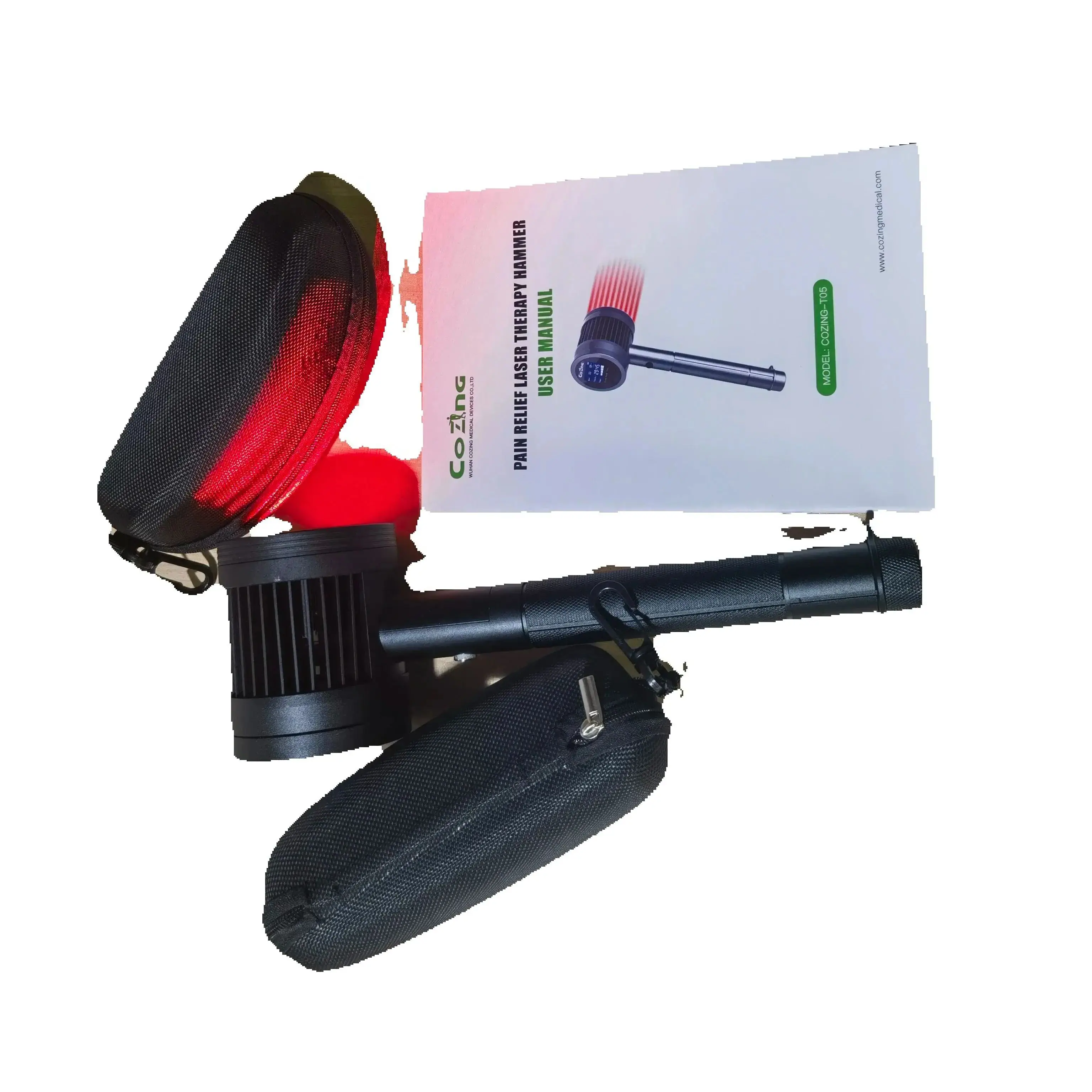 

HLKGO Pro Cold Laser Therapy Device 650nm*19+808nm*5 - 1295mW Power for Knee, Shoulder Pain & Herniated Disc Relief