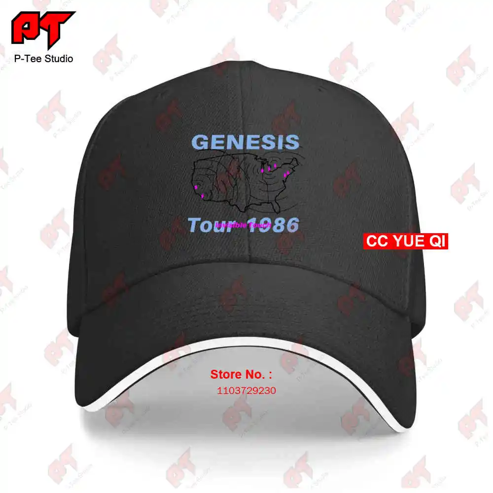 Genesis Concert Tour 1986 Phil Collins Baseball Caps Truck Cap SQWX