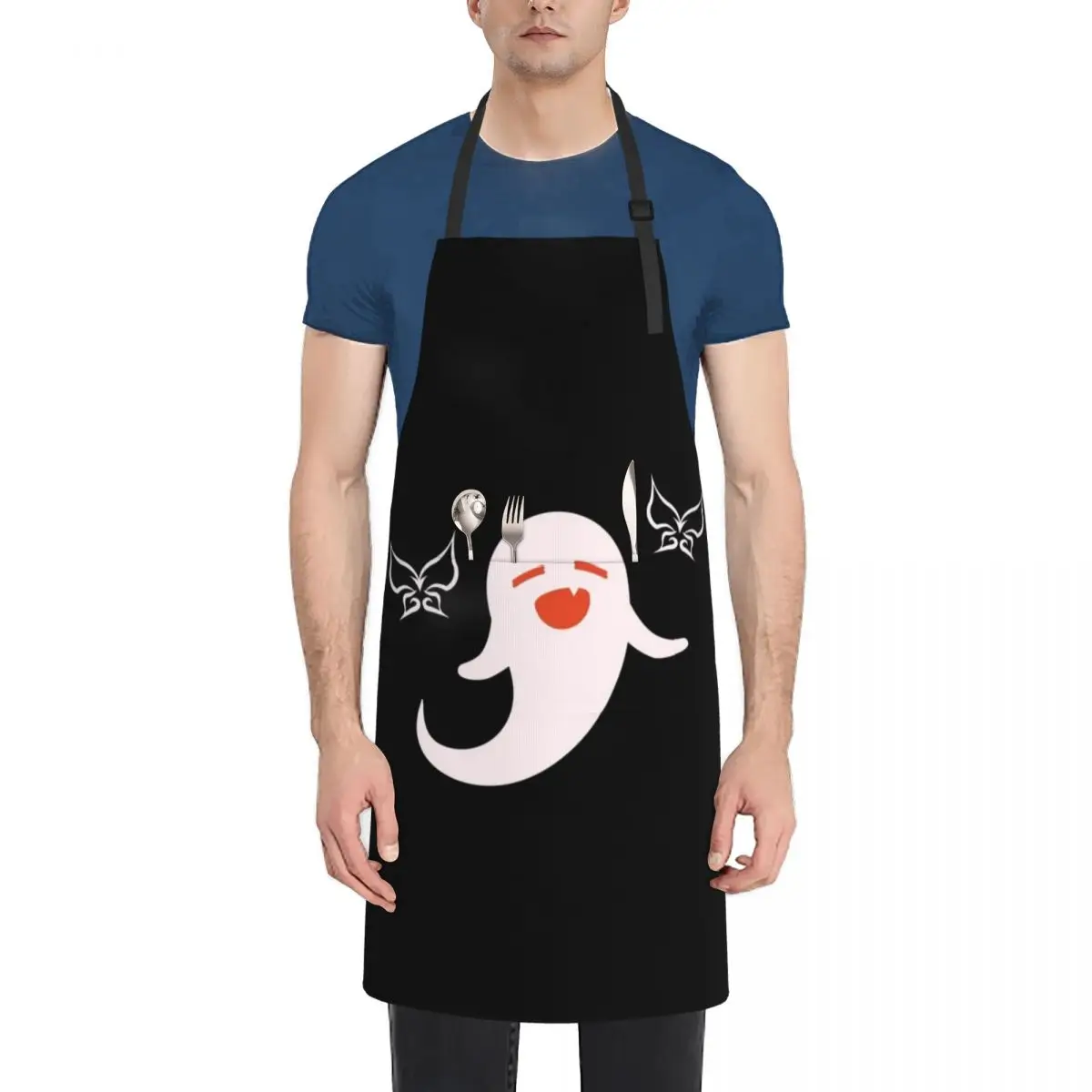 Genshin Impact Hu Tao - Spirit Ghost Art Apron Hairdresser Kitchen Tools Apron