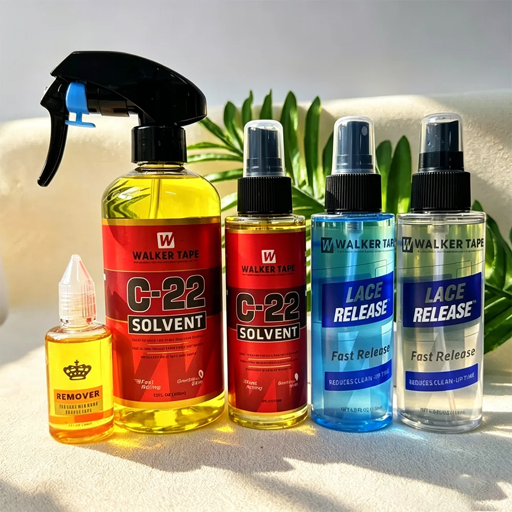 C-22/bottle Solvent Spray Remover for Lace Wigs Toupee Adhesive Removers Wig Glue Remover for Tape Hair Extensions