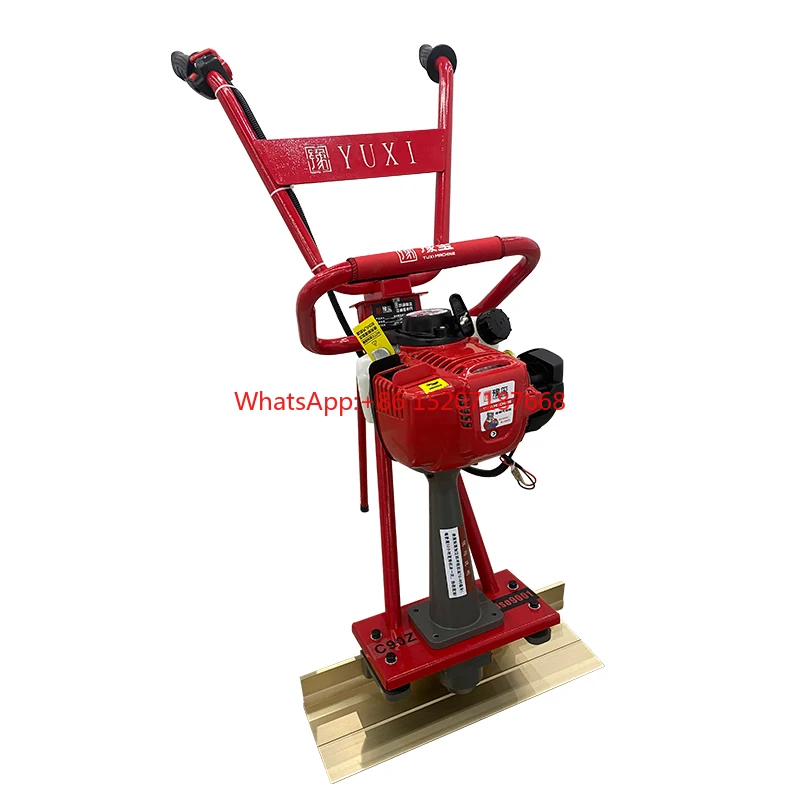 High Vibration Force Concrete Screed Ruler Engine Driven Surface Vibrator