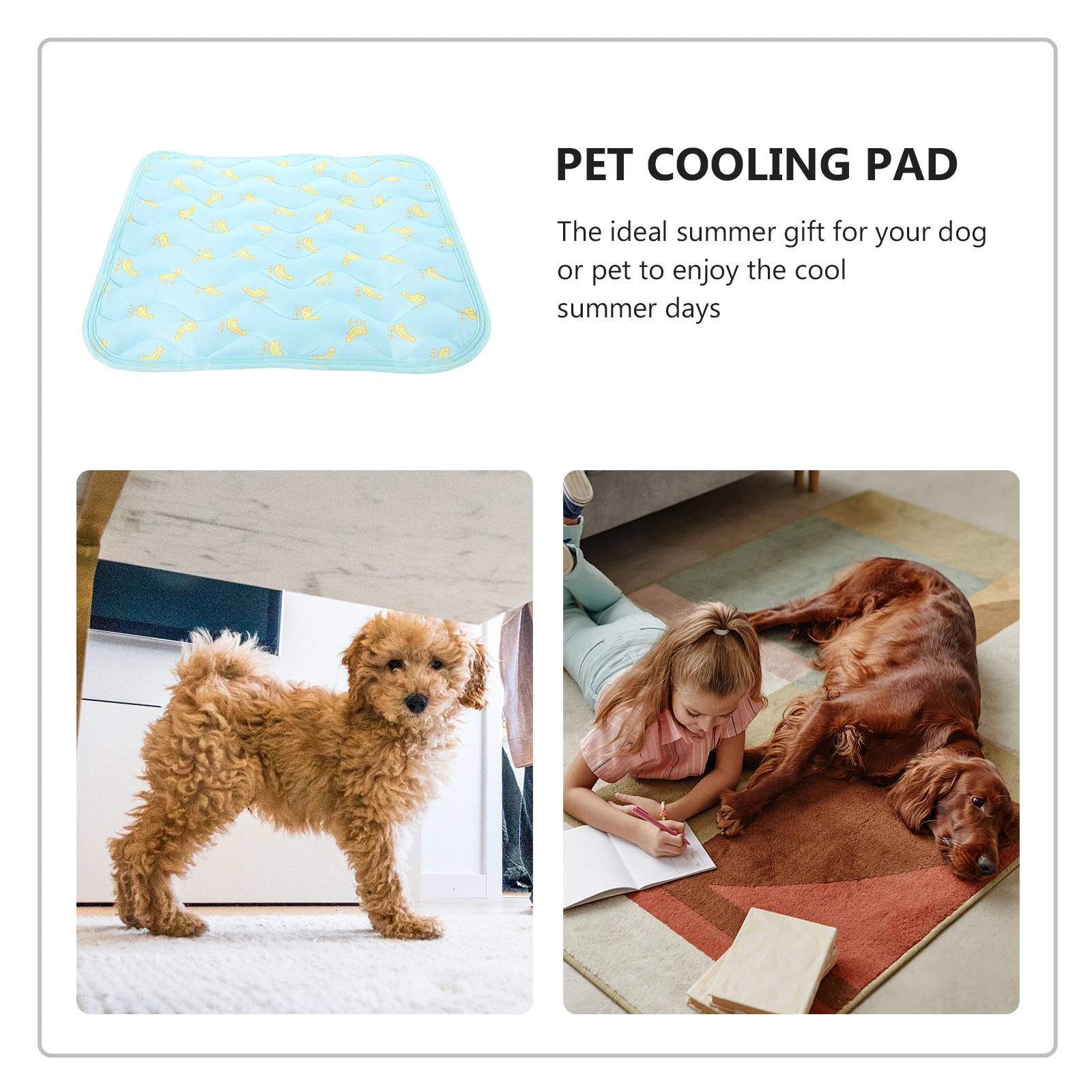 

Dog Blanket Summer Pet Mat Small Mats Sleeping Cloth Nest Pad for Dogs Cat Summer Cooling Mat Pet Bed