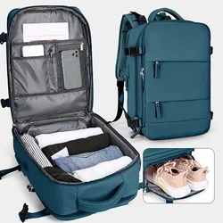 Grand sac à dos de voyage en nylon pour femme, sac à dos pour ordinateur portable 17 pouces, avion USB, sac lancé d'affaires, cartable pour filles, sac à bagages pour étudiants, XAino 0C