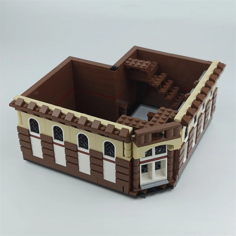 AUF LAGER Kaffeehaus Modell Klassische Street View Architektur Spielzeug Bausteine Hochwertige Ziegel 10182 Weihnachtsgeschenke