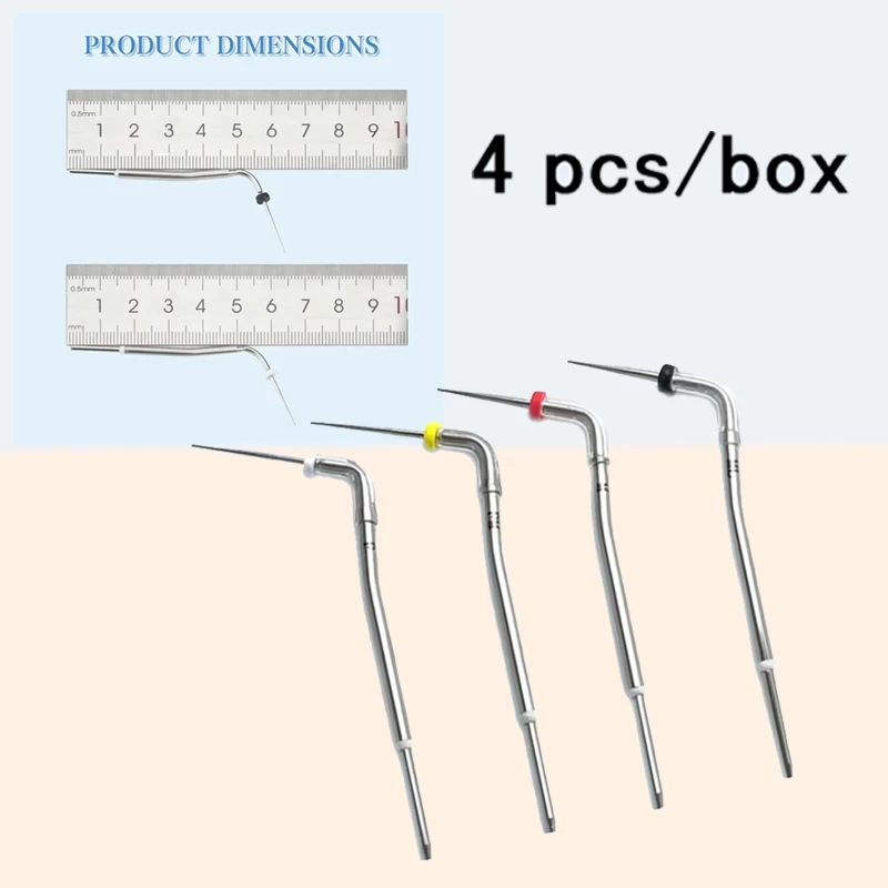 

4Pcs Dental Gutta Percha Pen Heated Tips Endo Obturation System Dental Heating Pluggers Sybron Endo Buchanan System