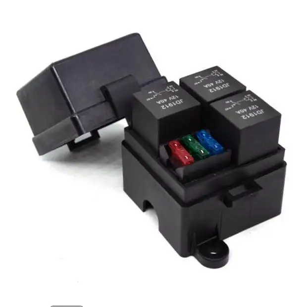 DC12V 3way 4PIN/5PIN Automotive Relay 12V 40A ATO Blade Fuse Relay Holder