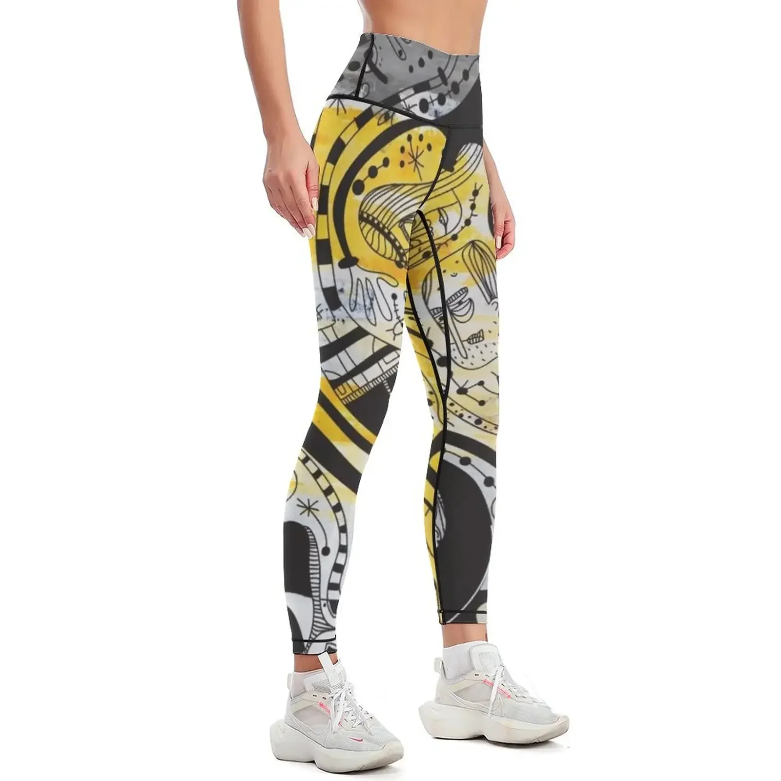 yellow taco - Monsthree Leggings push up tights for Women's trousers exercise clothing for Female legging pants Womens Leggings