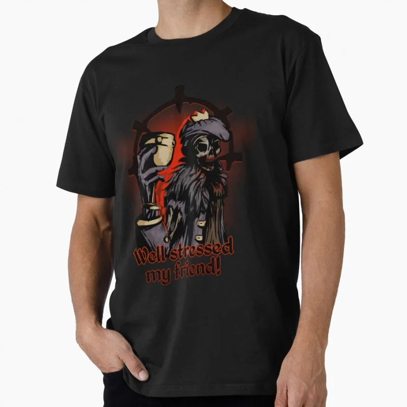 

1111 Darkest dungeon Retro Video game Anime gift t shirt for man Cartoon Graphic Clothes 100% cotton printed All size Tops