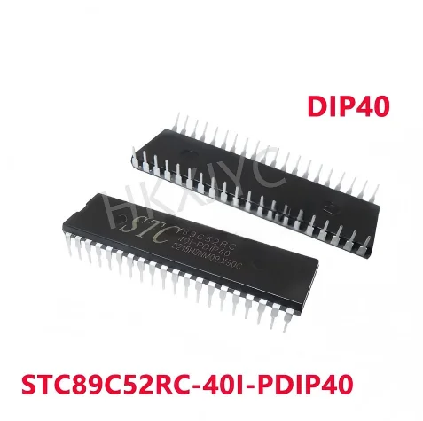 1-5/PCS New STC89C52RC 89C52RC STC89C52RC-40I-PDIP40 DIP40 Single-chip microcomputer In Stock