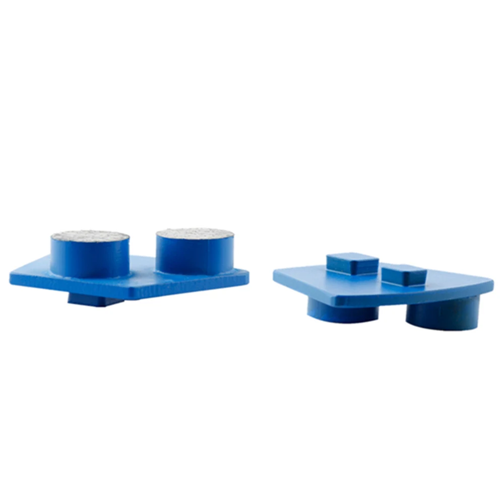STI24 Two Square Pins Quick Lock STI Concrete Floor Pads Husqvarna Trapezoid Grinding Blades with Double Round Segments