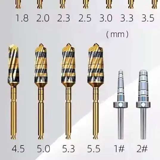 

Dental Implant System Drivers Osseodensification Burs Drills Implant Maxillary Sinus Lift Kit Dental Tools 17/24/29Pcs/kit