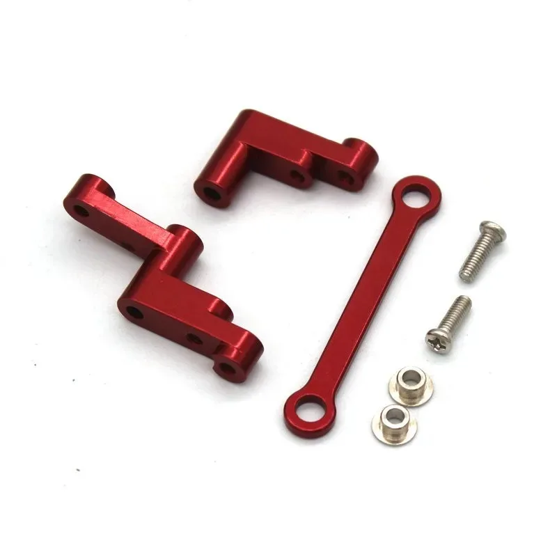 Set di tazze per braccio di sospensione in lega di alluminio aggiornamento accessori per parti metalliche per Mjx Hyper 1/16 Go RC Car 16207 16208