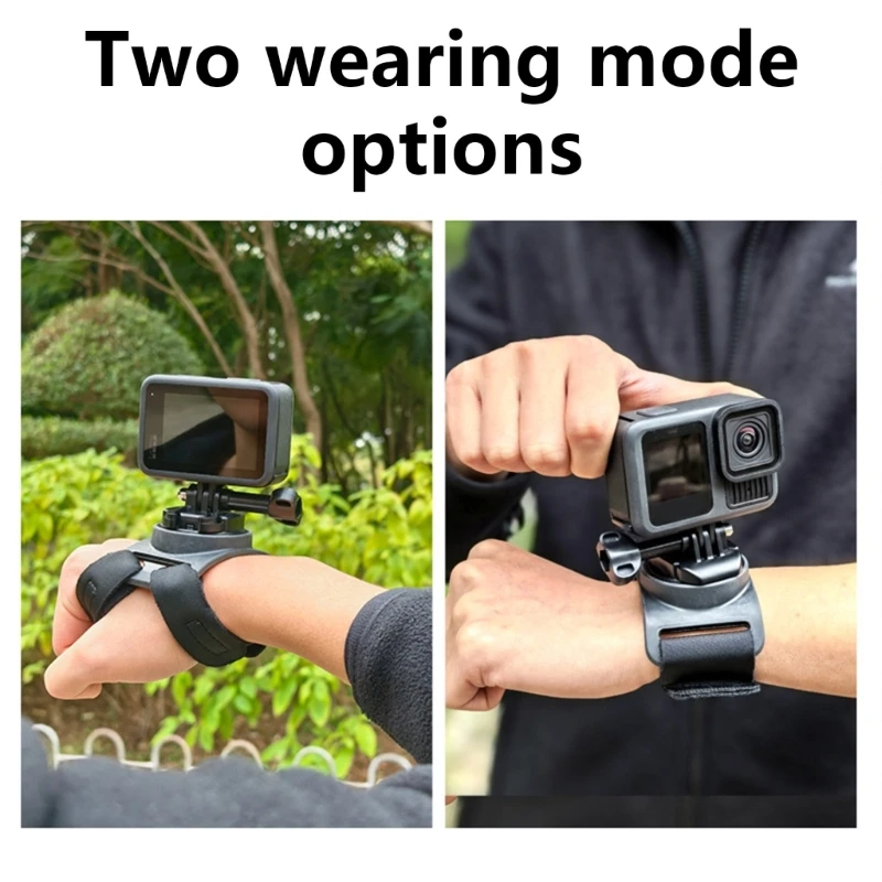 SZSU Adjustable Wrist Strap with 360 Rotation for Action 5pro/4/3 Action Cameras Adjustable Cycling Arm Band Accessories