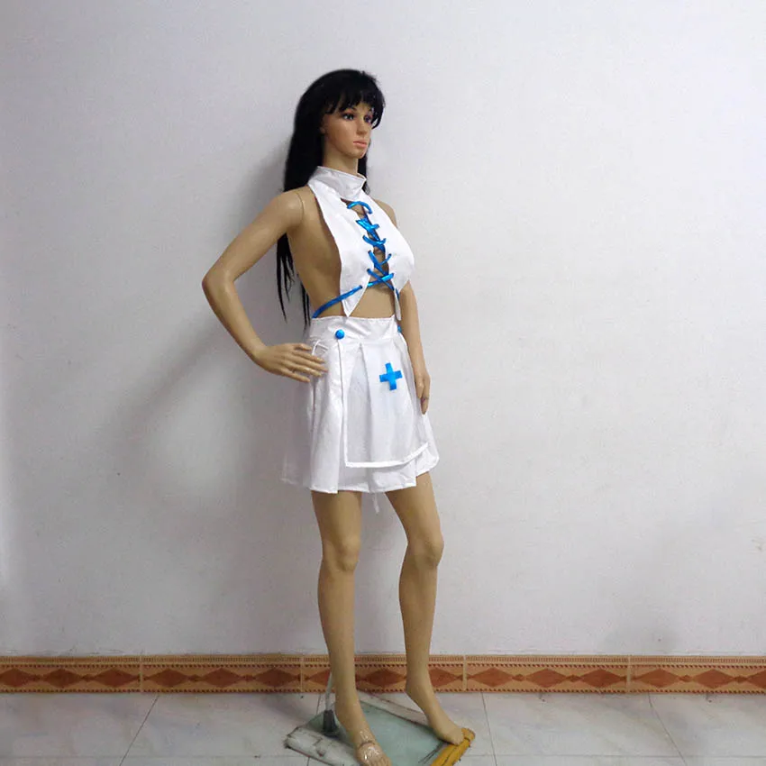 Arsip biru Karin kakudade karinn Bikini seksi baju suster seragam Cosplay Natal Halloween pakaian kostum menyesuaikan berbagai ukuran
