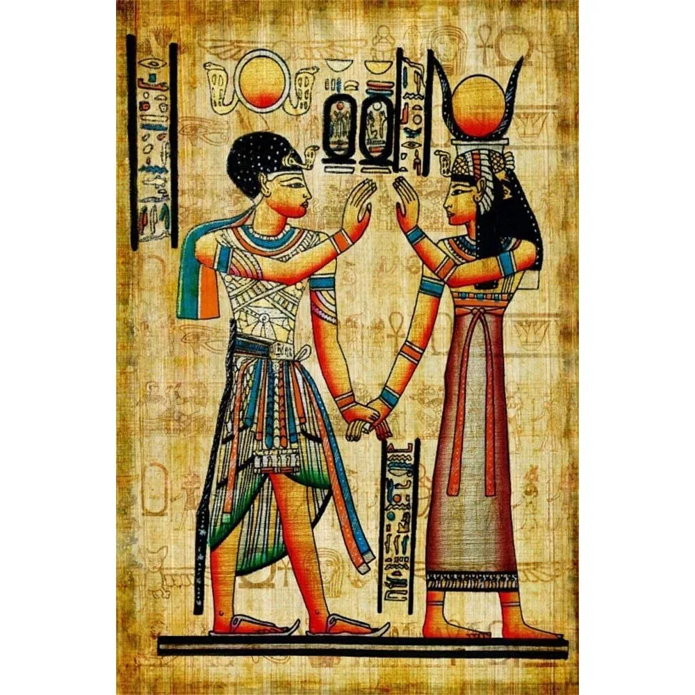 Ancient Egypt Backdrop Egyptian Place Mythology Pharaohs Hieroglyphic Temple Murals Phtography Backgroud for Party Decoration