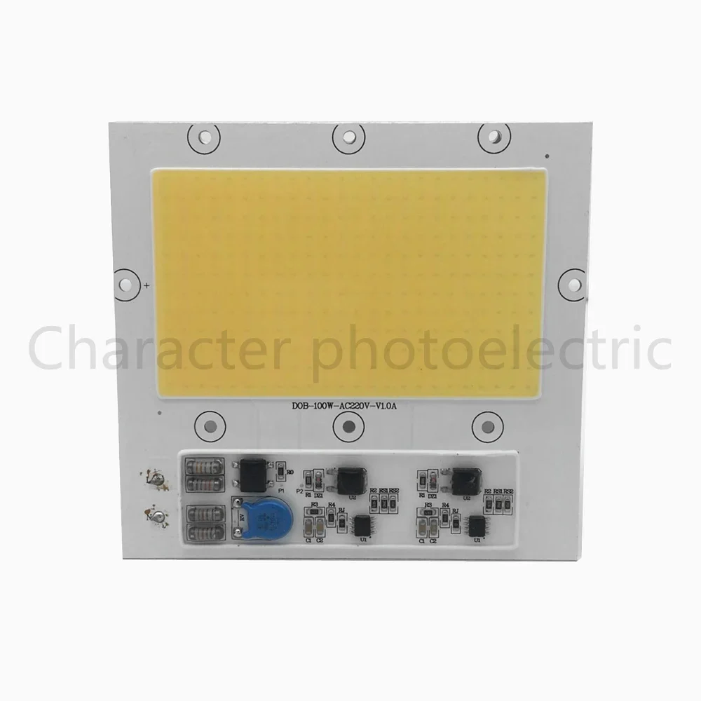 3 pcs 100W 220V COB LED 3000-3500K Warm white input white lamp light source for integrated LED 100W floodlight working lamp lamp