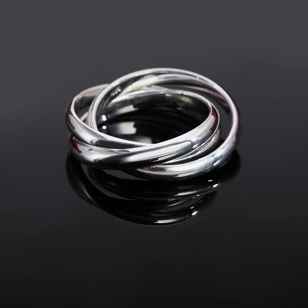 Anillos redondos de Plata de Ley 925 para mujer, joyería fina, productos de tendencia al por mayor, ofertas con joyería URBABY