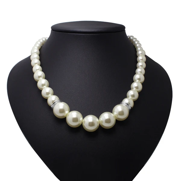 Mode Schmuck Trendy Elegante Simulierte Perle Halsketten Für Frauen Mädchen Barock Perle Retro Choker Halskette Weibliche Hochzeit Geschenke – Detail 7