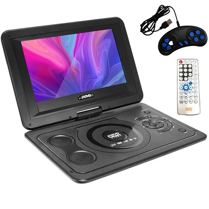 

13.9 Inch DVD Player HD Video Player 16:9 Widescreen Portable Home Car TV VCD CD EVD Player with Game Function